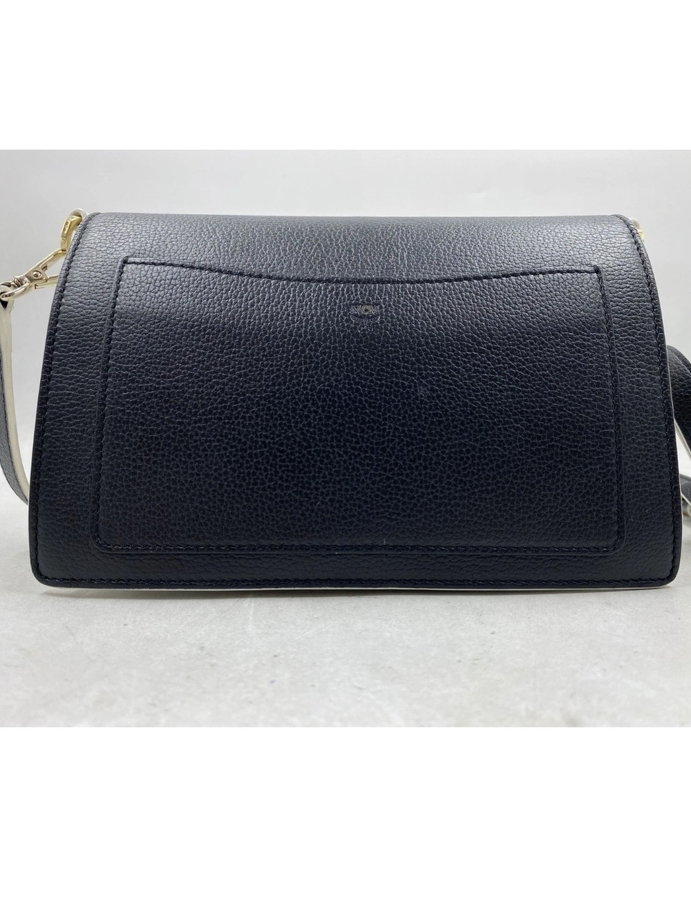 MCM Patricia Black & Visetos Cognac Leather Crossbody Bag - Picture 4 of 12